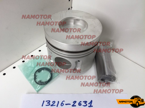 Поршень J08C, J07C, J05C. J08C-V. 13216-2631. 13211-8910. 13216-3211. (=56,3мм) ALFIN- 